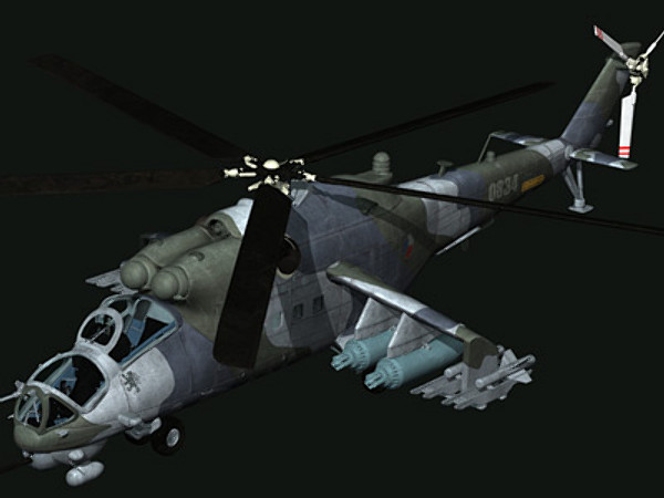 maya mi-24 helicopter hind - Mi-24 Hind by earth art