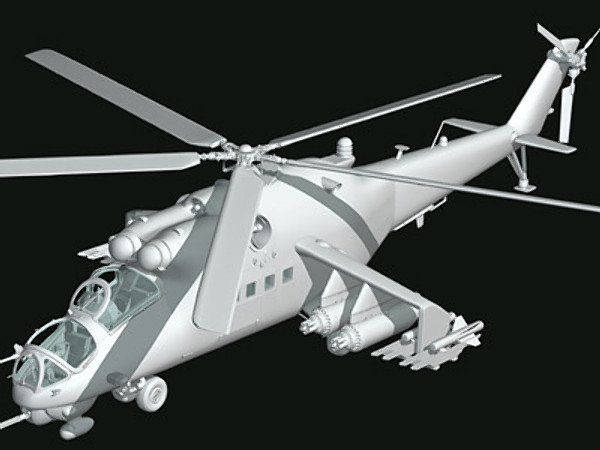 maya mi-24 helicopter hind - Mi-24 Hind by earth art