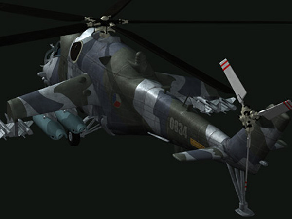 maya mi-24 helicopter hind - Mi-24 Hind by earth art