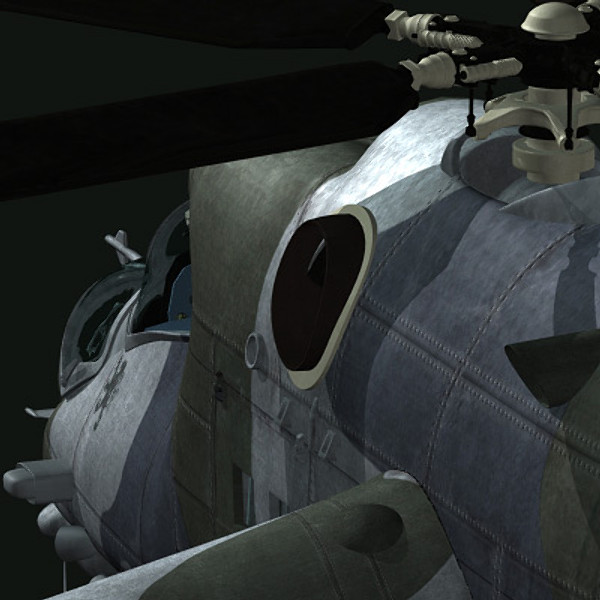 maya mi-24 helicopter hind - Mi-24 Hind by earth art