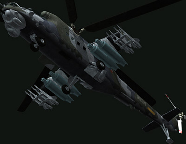 maya mi-24 helicopter hind - Mi-24 Hind by earth art