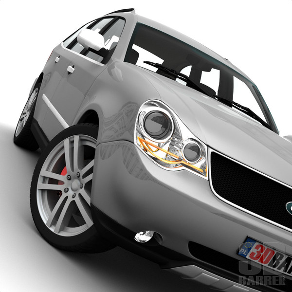 maya generic car - Generic Car 004 - SUV by 3Dbarrel
