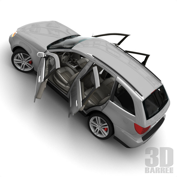 maya generic car - Generic Car 004 - SUV by 3Dbarrel