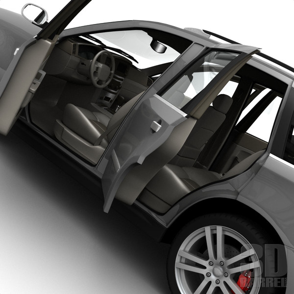 maya generic car - Generic Car 004 - SUV by 3Dbarrel