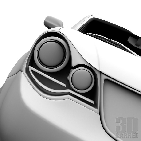 maya generic car - Generic Car 004 - SUV by 3Dbarrel