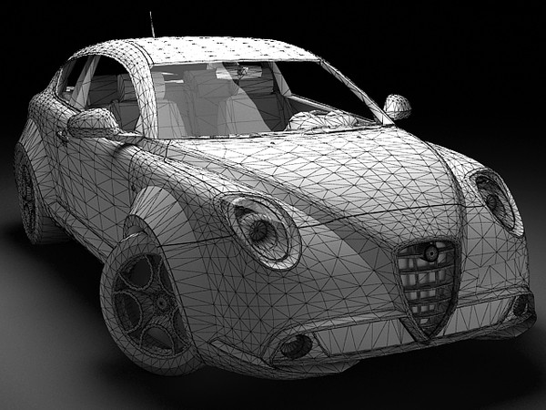 3d model alfa mito - Alfa Mito by fabelar
