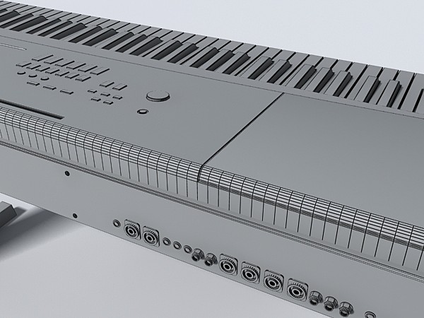 3d keyboard key model - keyboard by monkeyodoom