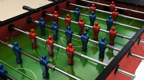 3d model foosball tabel - Foosball by ofirc1