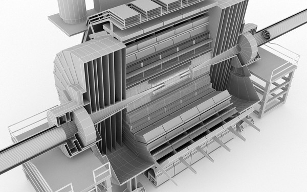 3d large hadron collider lhc model - Large Hadron Collider (LHC) by Tornado Studio