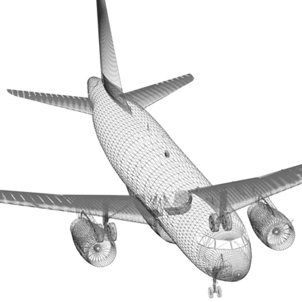 airbus a319 air china 3d model - Airbus A319 Air China by PedroFaut