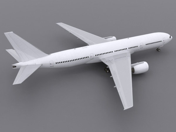 3dsmax - generic - 777-200 - Generic by foxxhound