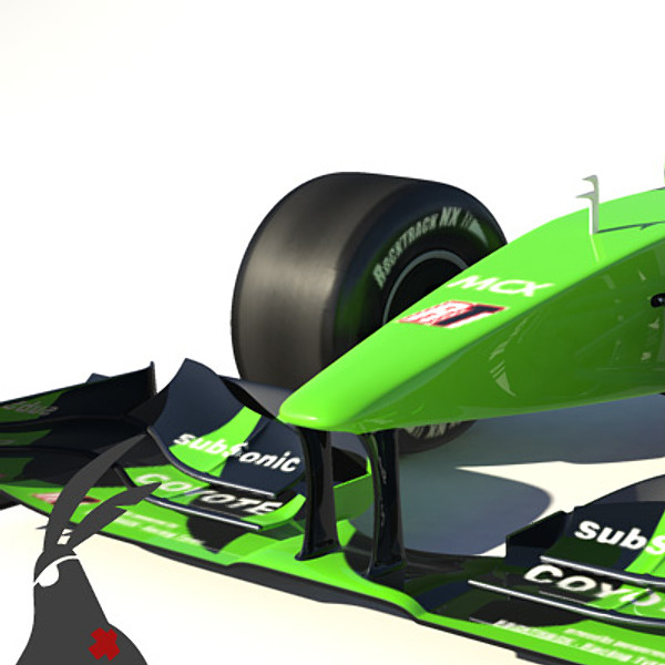generic 2010 race car obj - F1 2010 generic racecar by braverabbit