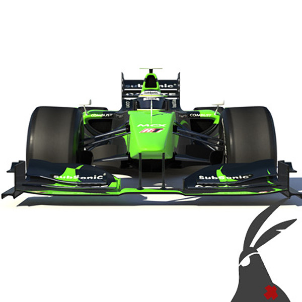 generic 2010 race car obj - F1 2010 generic racecar by braverabbit