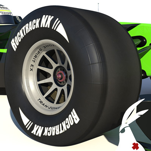 generic 2010 race car obj - F1 2010 generic racecar by braverabbit