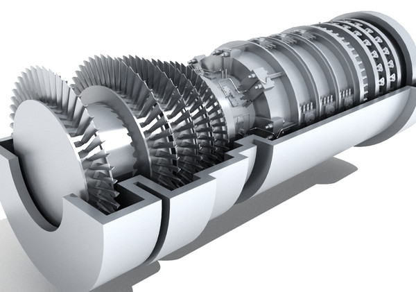 gas turbine 3d max - Gas Turbine by yusuf joher taherali