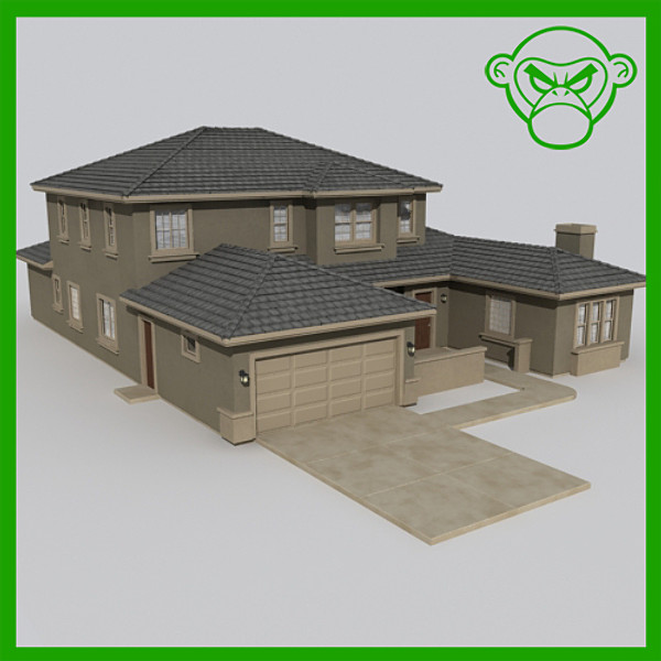 house set 3 max - house_set_3 by monkeyodoom