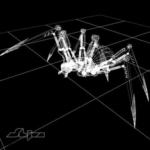spider mech mecha 3d model - Mecha Spider by shiva3d