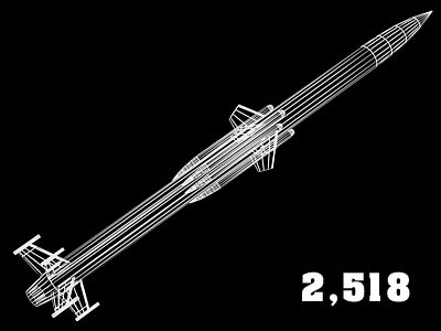 missiles russian sam 3d model - The Warheads by Alex Kontz