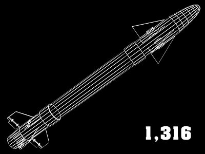 missiles russian sam 3d model - The Warheads by Alex Kontz