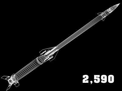 missiles russian sam 3d model - The Warheads by Alex Kontz