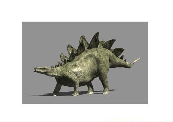 jurassic stegosaur dinosaurs estego 3d model - Amazing stegosaur by Virtual creator