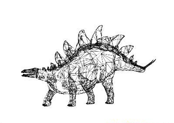 jurassic stegosaur dinosaurs estego 3d model - Amazing stegosaur by Virtual creator