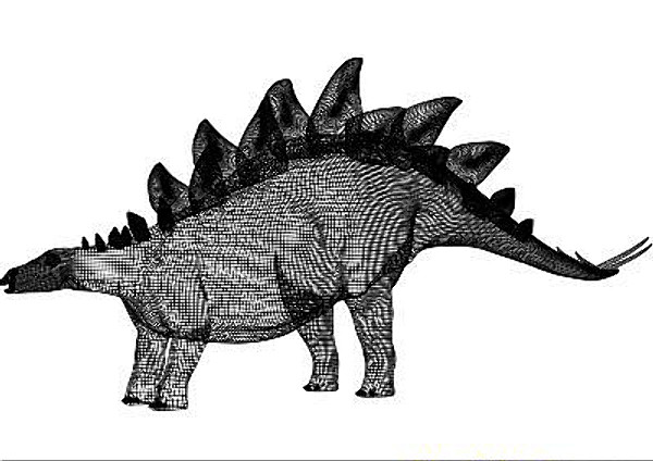 jurassic stegosaur dinosaurs estego 3d model - Amazing stegosaur by Virtual creator