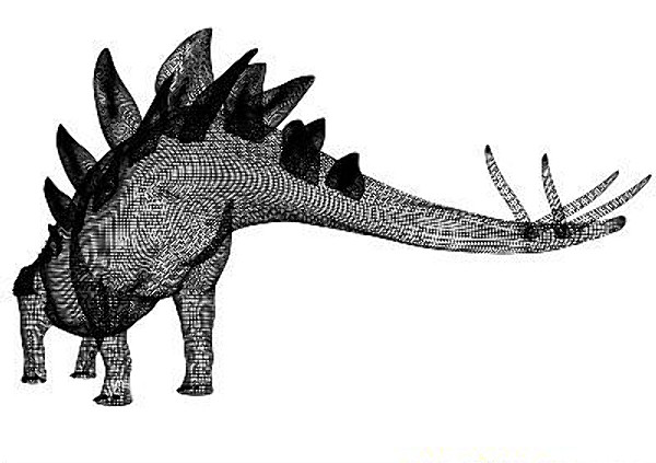 jurassic stegosaur dinosaurs estego 3d model - Amazing stegosaur by Virtual creator