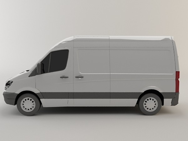 mercedes benz sprinter 3d model - Mercedes Benz Sprinter... by aldaris81
