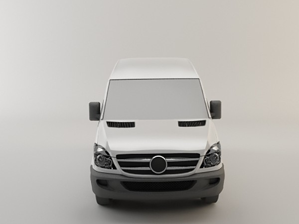 mercedes benz sprinter 3d model - Mercedes Benz Sprinter... by aldaris81
