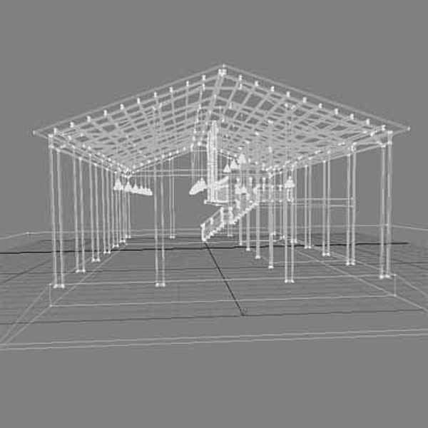 car showroom 3ds - showroom.lwo by thinice