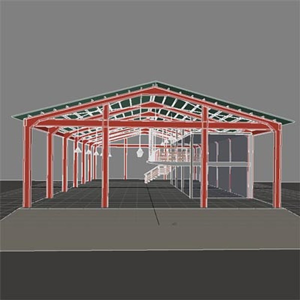 car showroom 3ds - showroom.lwo by thinice