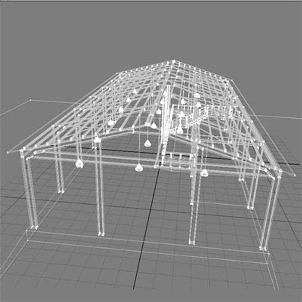 car showroom 3ds - showroom.lwo by thinice