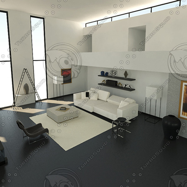 maya villa bella white house - Interior Villa Bella by 3DopMAAT