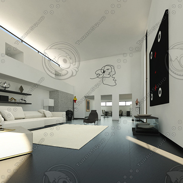 maya villa bella white house - Interior Villa Bella by 3DopMAAT