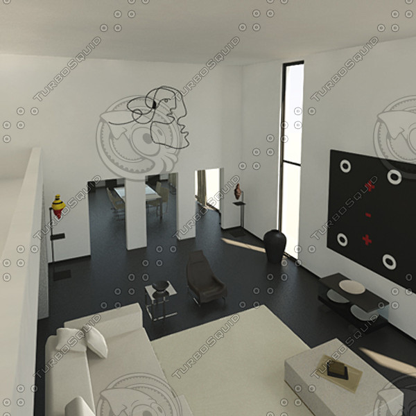 maya villa bella white house - Interior Villa Bella by 3DopMAAT