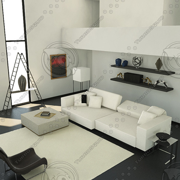 maya villa bella white house - Interior Villa Bella by 3DopMAAT