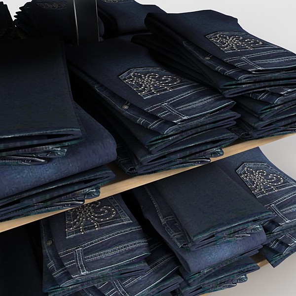 women s jeans table 3d max - women