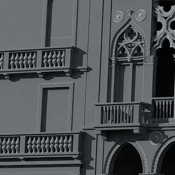 scene palaces house buildings 3ds - Venice Palaces - Grand Canal Scene by Til E