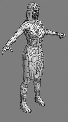 3d medival female - Warrior Girl... by Ephemerida
