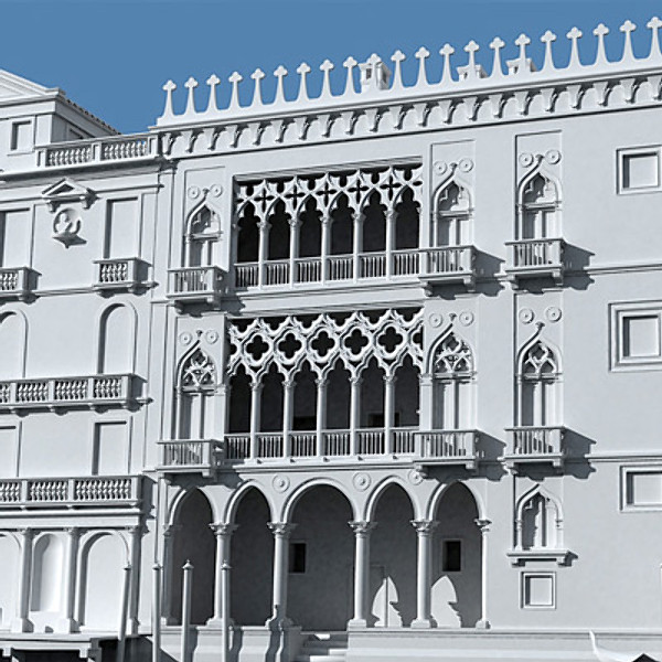 scene palaces house buildings 3ds - Venice Palaces - Grand Canal Scene by Til E