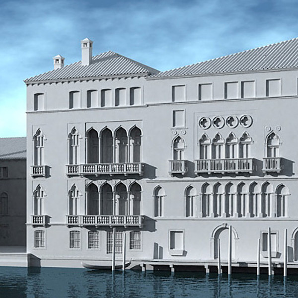 scene palaces house buildings 3ds - Venice Palaces - Grand Canal Scene by Til E