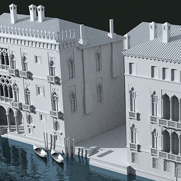 scene palaces house buildings 3ds - Venice Palaces - Grand Canal Scene by Til E