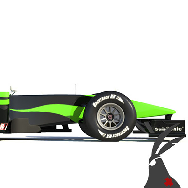 generic 2010 race car 3d model - F1 2010 generic racecar (rigged) by braverabbit