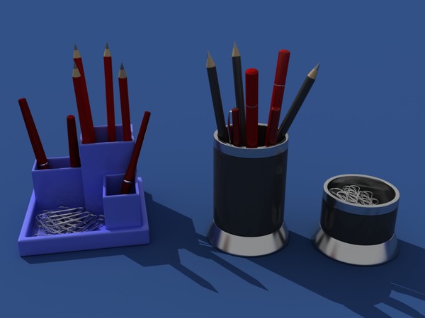 3ds office clutter - Office Clutter by RippleDesign