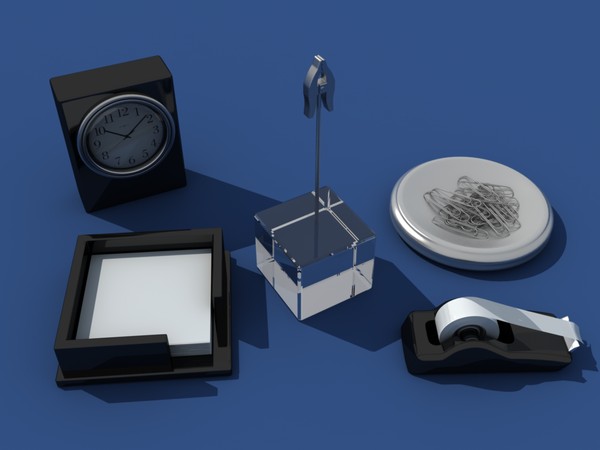 3ds office clutter - Office Clutter by RippleDesign