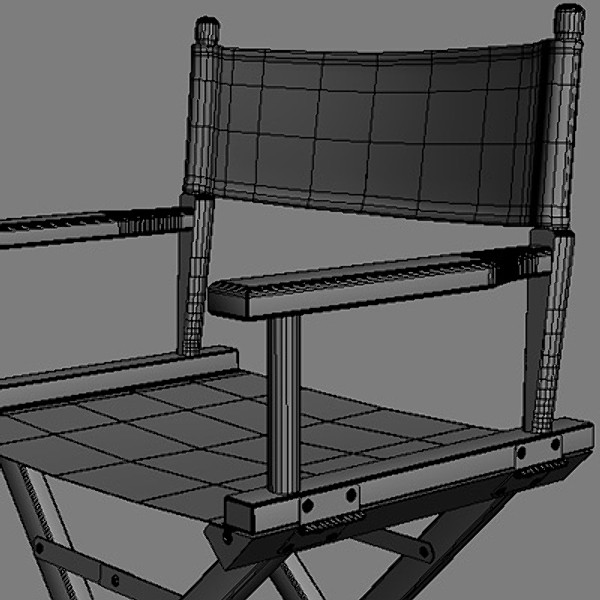 director chair 3d xsi - Director Chair by coboide