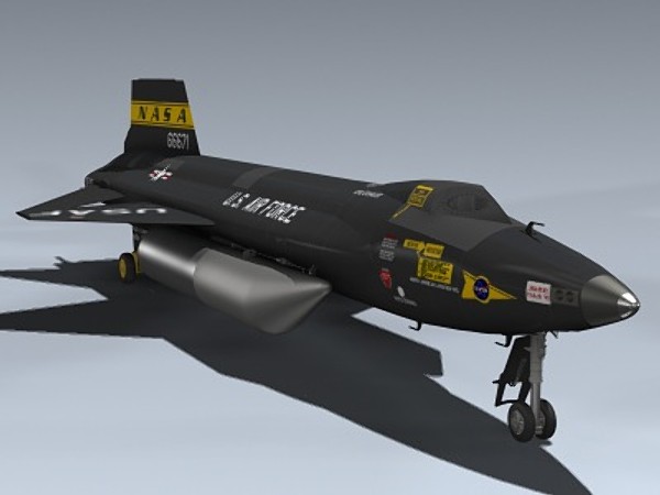 3ds max x-15 x-15a-2 - X-15A-2 by Mesh Factory
