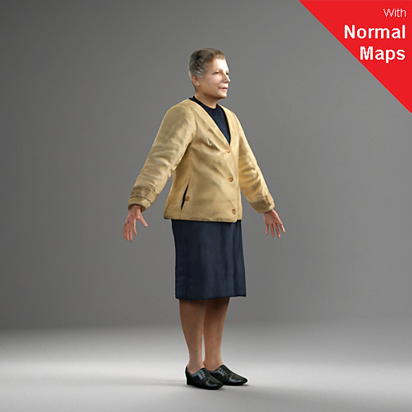 axyz 2 character 3d max - CWom0029-CS by axyzdesign
