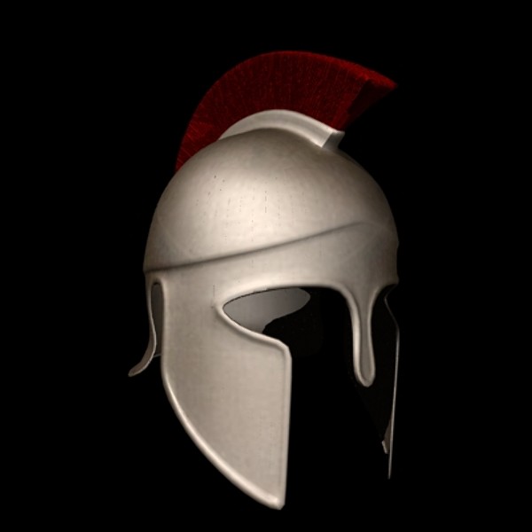 3ds greek corinthian helmet - Greek Hoplite Helmet by mostlysquare